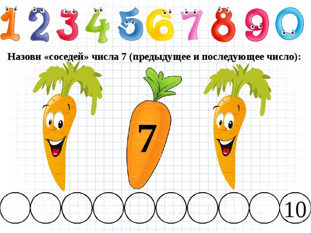 Презентация по математике счет до 10 число для дошкольников