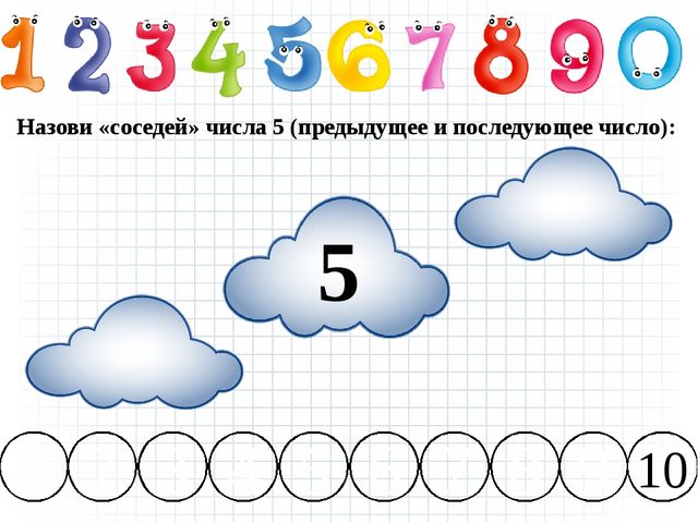 Презентация по математике счет до 10 число для дошкольников